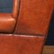 20th Century Dutch Sheepskin Leather Wingback Chairs, Set of 2, Image 22