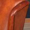 20th Century Dutch Sheepskin Leather Wingback Chairs, Set of 2 35