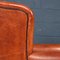 20th Century Dutch Sheepskin Leather Wingback Chairs, Set of 2, Image 28