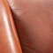 20th Century Dutch Sheepskin Leather Wingback Chairs, Set of 2, Image 38
