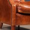 20th Century Dutch Sheepskin Leather Wingback Chairs, Set of 2, Image 19