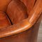 20th Century Dutch Sheepskin Leather Wingback Chairs, Set of 2 31