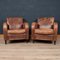 20th Century Dutch Leather Club Chairs, Set of 2 2