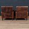 20th Century Dutch Leather Club Chairs, Set of 2 5