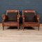 20th Century Dutch Leather Club Chairs, Set of 2, Image 7