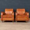 20th Century Dutch Leather Club Chairs, Set of 2, Image 3
