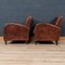 20th Century Dutch Leather Club Chairs, Set of 2 6