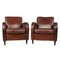 Club chair in pelle, Paesi Bassi, set di 2, Immagine 1