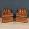 20th Century Dutch Leather Club Chair, Set of 2, Image 2