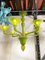 Lichtdurchlässiger Kronleuchter aus Muranoglas in Apfelgrün von Simoeng 5