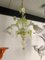 Floral Green Leaves and Milky Calle Chandelier from Simoeng 4