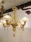 Venetian Transparent and Amber Murano Style Glass Chandelier with Flowers and Leaves from Simoeng 10