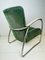 Dutch Tubular Steel and Corduroy Chair, 1940s-1950s 10