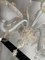 Lustre en Verre de Murano Laiteux et Doré avec Fleurs et Feuilles de Simoeng 11
