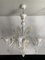 Lámpara de araña de cristal de Murano lechoso y dorado con flores y hojas de Simoeng, Imagen 10