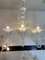 Milky and Gold Murano Glass Chandelier with Flowers and Leaves from Simoeng 2