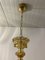 Amber Murano Glass Chandelier with Flowers and Leaves from Simoeng 11