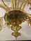 Amber Murano Glass Chandelier with Flowers and Leaves from Simoeng, Image 6