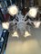 Venetian Transparent and Milky-White Murano Style Glass Chandelier with Flowers and Leaves from Simoeng, Image 11