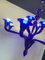 Lámpara de araña de cristal de Murano azul de Simoeng, Imagen 11