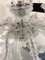 Transparenter Kronleuchter aus Muranoglas von Simoeng 9
