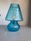 Light-Blue Murano Style Glass with Ballotton Lamp from Simoeng 9