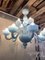 Matte Light-Blue Murano Style Glass Chandelier from Simoeng, Image 4