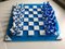 Handmade Italian Murano Art Glass Chess Board, Italian Glass from Simoeng, Venice, Set of 33 3