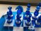 Handmade Italian Murano Art Glass Chess Board, Italian Glass from Simoeng, Venice, Set of 33 8