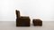 Maralunga Sofa and Armchair by Vico Magistretti for Cassina with Coronado Stool by Afra & Tobia Scarpa for B&B Italia, Set of 3, Image 10