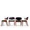 Model 42 Z Chairs by Kai Kristiansen for Slagelse Furniture Works, 1960s, Set of 4 5