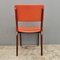 S82 Leather and Wood Chairs by Eugenio Gerli for Tecno, 1960s, Set of 4 2