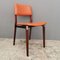 S82 Leather and Wood Chairs by Eugenio Gerli for Tecno, 1960s, Set of 4 5