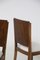 Art Deco Walnut and Cotton Chairs, 1920s, Set of 2 6