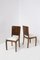 Art Deco Walnut and Cotton Chairs, 1920s, Set of 2 1
