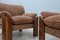 Walnut Armchairs from Mobil Girgi, 1970s, Set of 2 12