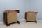 Walnut Armchairs from Mobil Girgi, 1970s, Set of 2 8
