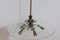 Brass and Glass Chandelier attributed to Pietro Chiesa, 1940s 6