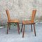 Modernist Oak Chairs, France, Set of 2, Image 4