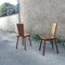 Modernist Oak Chairs, France, Set of 2, Image 10