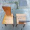 Modernist Oak Chairs, France, Set of 2 9