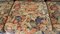 Sofá de tres plazas antiguo con tapicería original y piezas de latón, Imagen 10