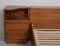 Letto king size in teak con comodini, Danimarca, anni '70, Immagine 2