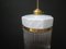 Lámpara colgante con varillas de vidrio, años 20, Imagen 4
