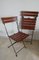 Celestina Folding Chairs in Steel and Leather by Marco Zanuso for Zanotta, Italy, 1970s, Set of 2, Image 2