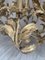 Florentine Art Gold Handmade Painted Metal 10 Light Wrought Iron Chandelier from Simoeng, Italy 5