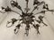 Lámpara de araña Florentine Art de hierro forjado de 10 luces en marrón y dorado hecha a mano de metal cepillado de Simoeng, Italia, Imagen 9