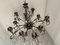 Florentine Art Brown and Gold Handmade Brushed Metal 10 Light Wrought Iron Chandelier from Simoeng, Italy, Image 8