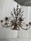 Florentine Art Brown and Gold Handmade Brushed Metal 8 Light Wrought Iron Chandelier from Simoeng, Italy 5