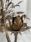 Lámpara de araña Florentine Art de hierro forjado marrón y dorado hecha a mano de metal cepillado con 8 luces de Simoeng, Italia, Imagen 4